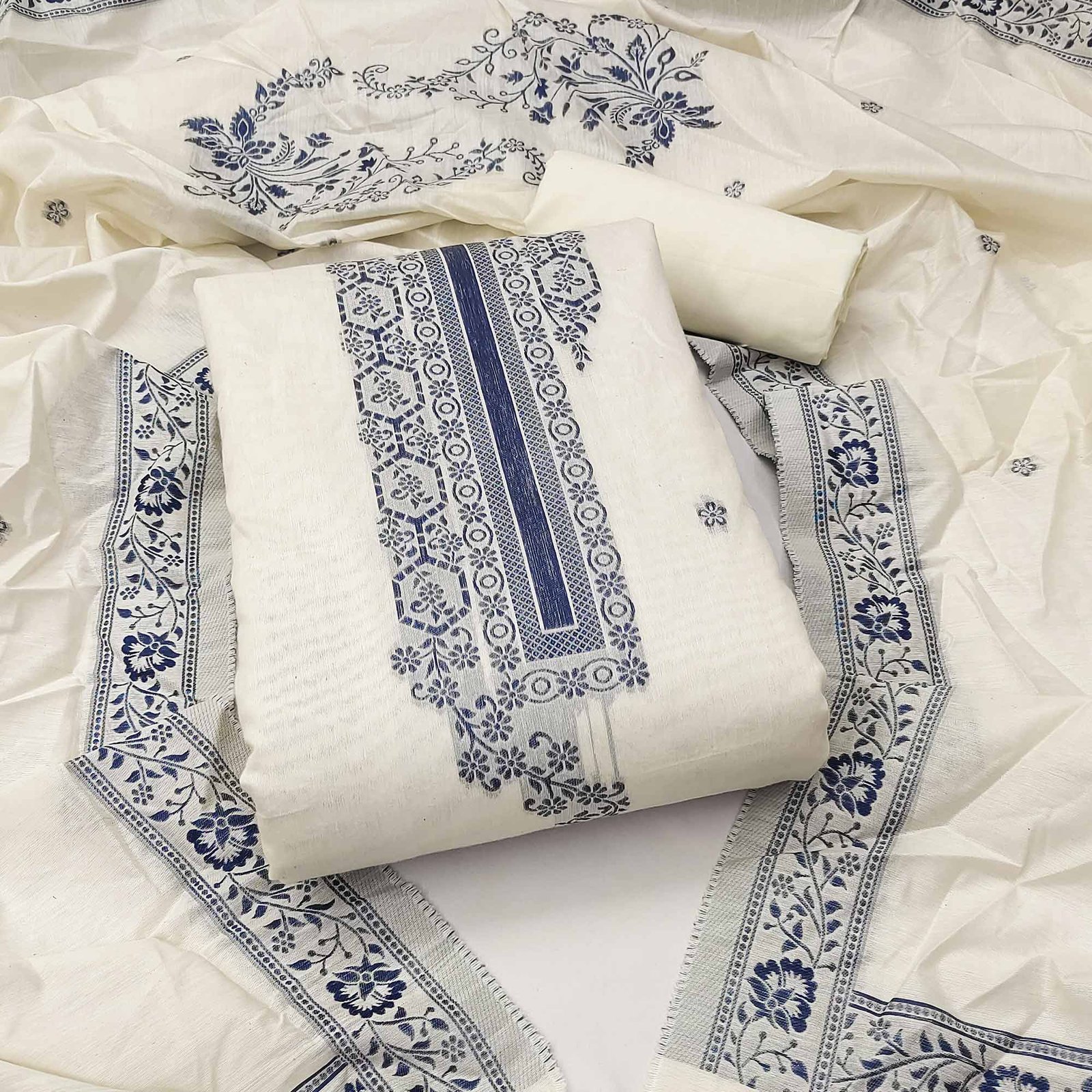 pure cotton dress material
