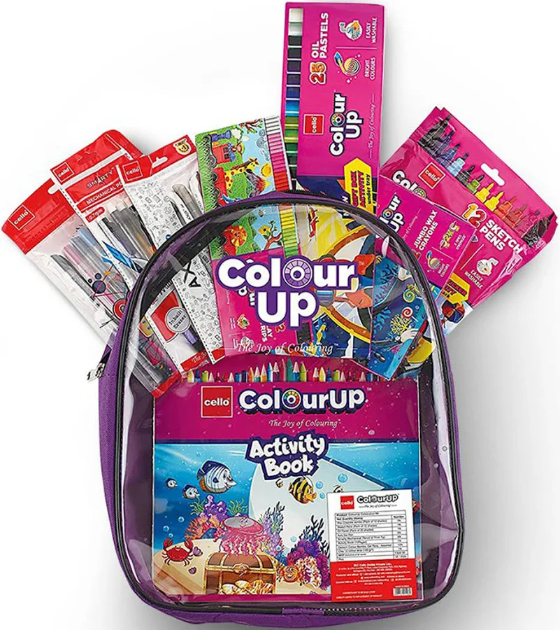 Cello ColourUp Kids Stationery Hobby Bag, Assorted Art Kit