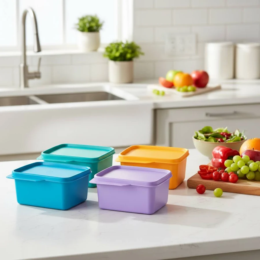 Tupperware Keep Tab 500ML Refrigerator Containers (Set of 4)