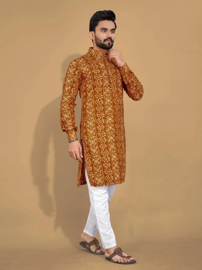 Men’s Ethnic Cotton Kurta Pajama Set – mahezon