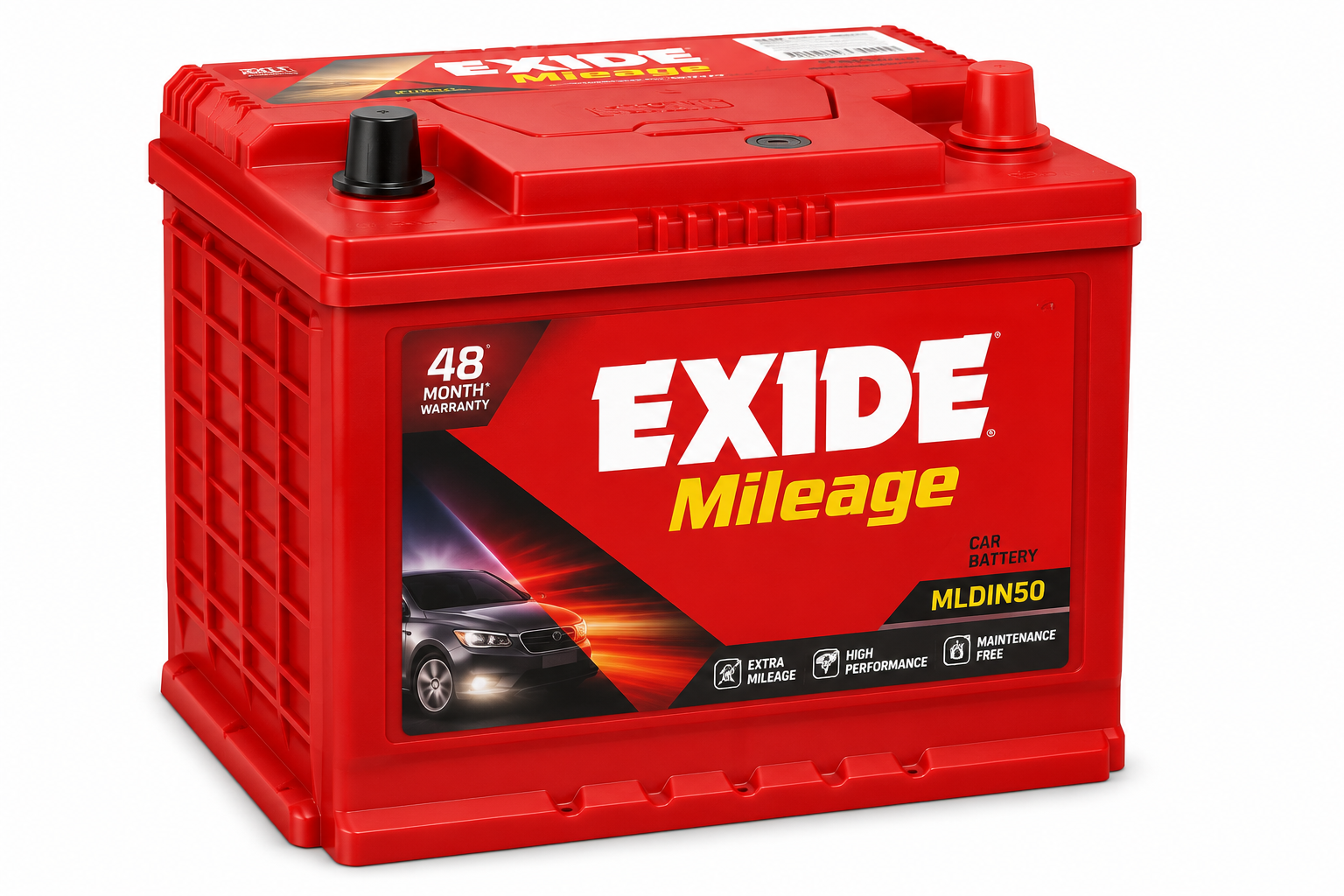 EXIDE Mileage Car Battery (MLDIN50)