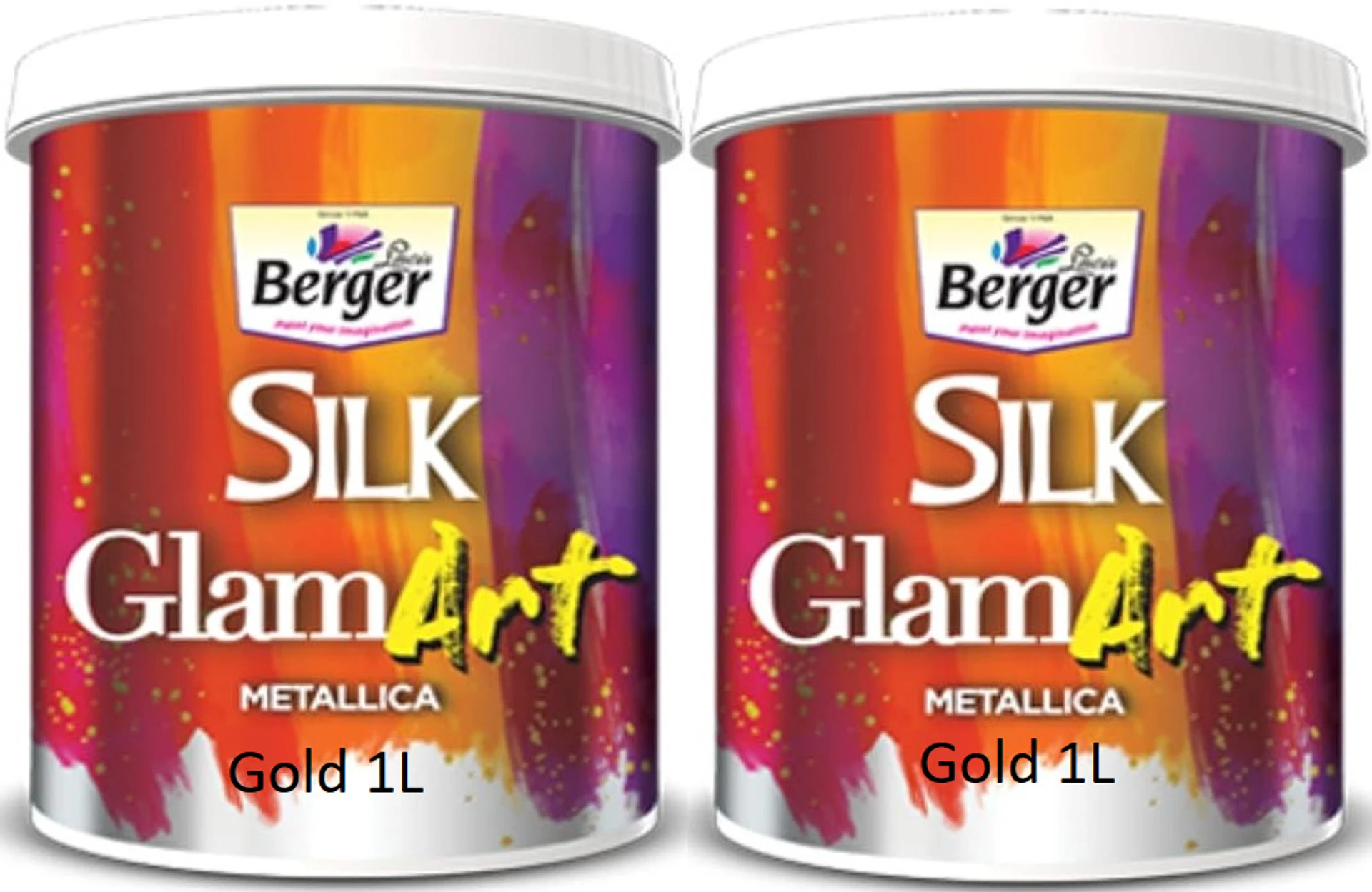 Berger Silk GlamArt Metallica (1L Pack of 2)