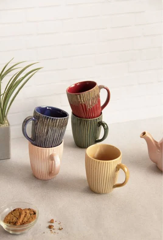 The Friendly Mugs Best Handmade Ceramic Mug Set