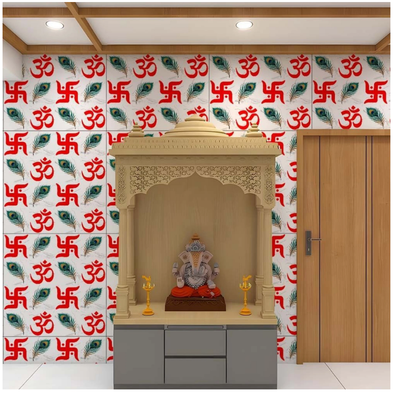 DreamWall 300 cm x 40 cm Waterproof Religious Vinyl Wallpaper