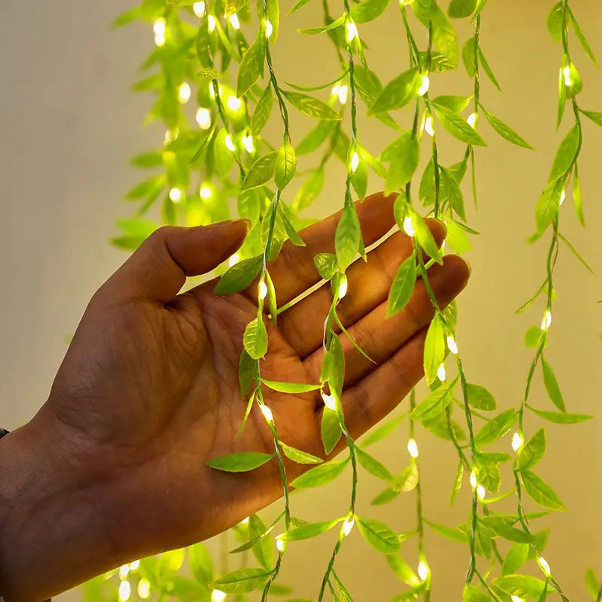 TechPride 200 LEDs 3 m Yellow Flickering String Rice Lights