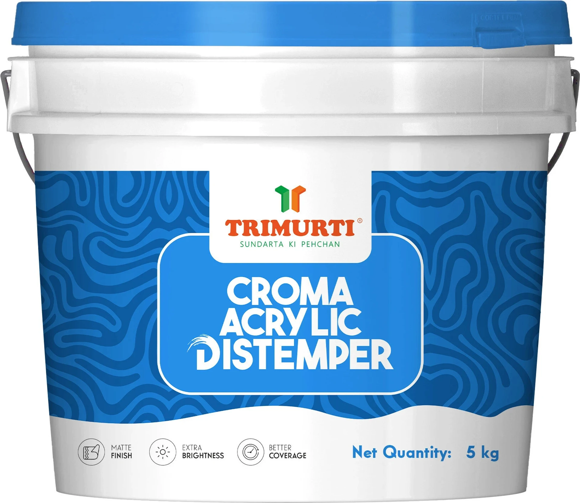 Trimurti Croma Acrylic Distemper White Distemper Wall Paint