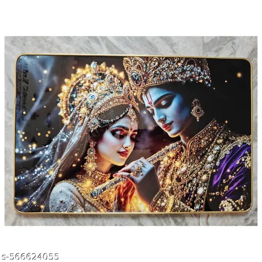 Radha Krishna Divine Wall Art
