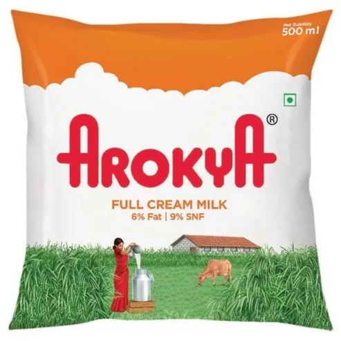 Arokya Pasteurized Full Cream Milk 500 ml