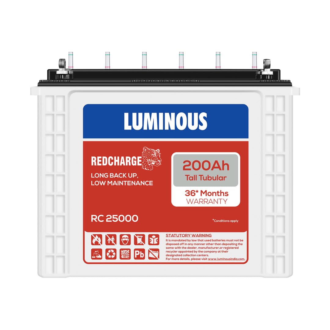 Luminous Red Charge Tubular Battery