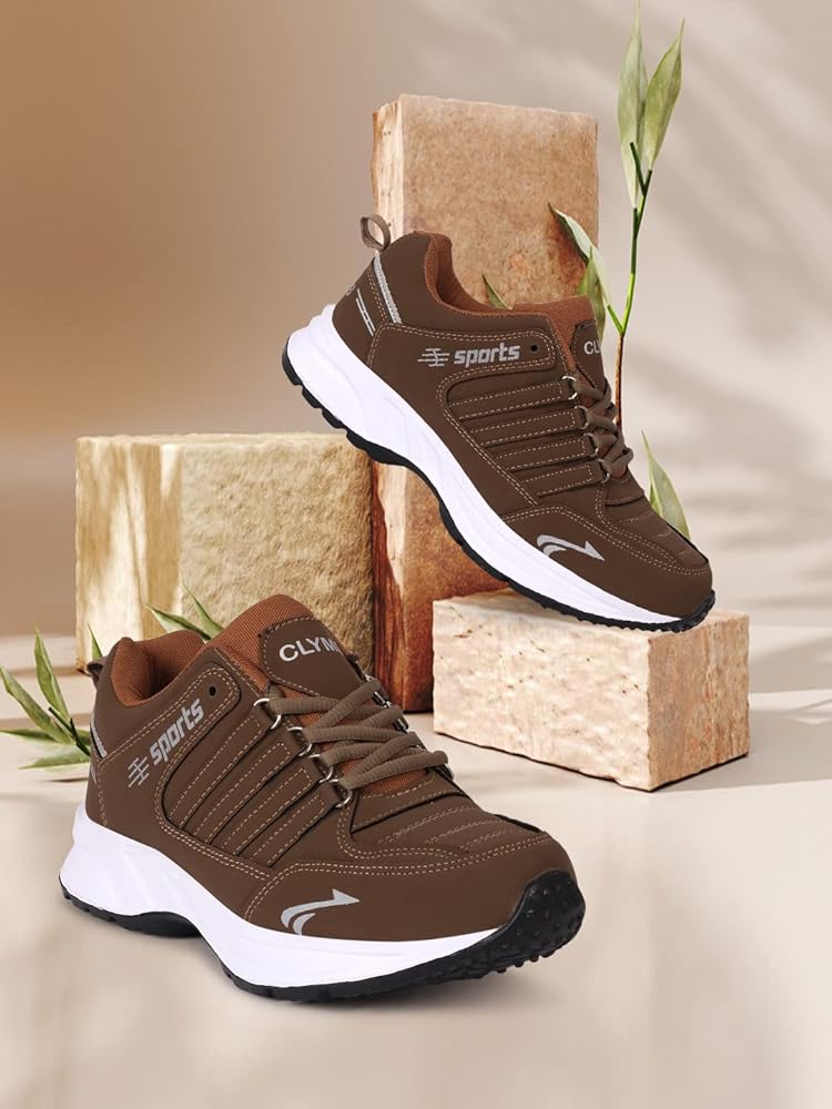 Ethics Men’s Casual Running Shoes (Red, Numeric_8)