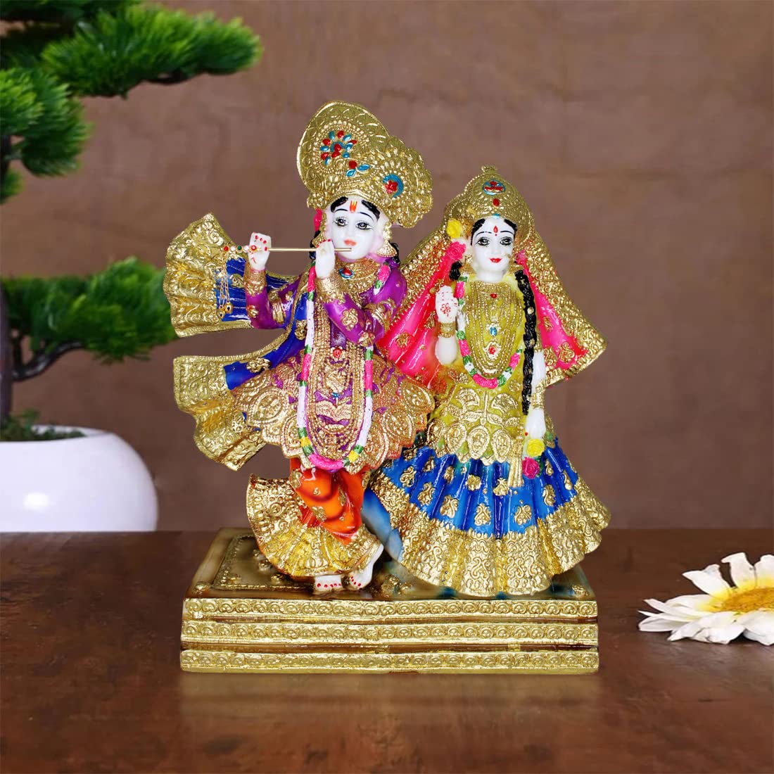 Marble Beautiful Design Work Iskcon Radha Krishna