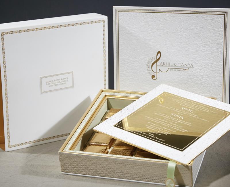 Luxury Wedding Invitation Box