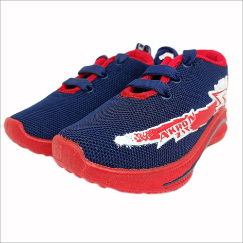 Boys Lace Running Shoes – Durable Multicolor Design