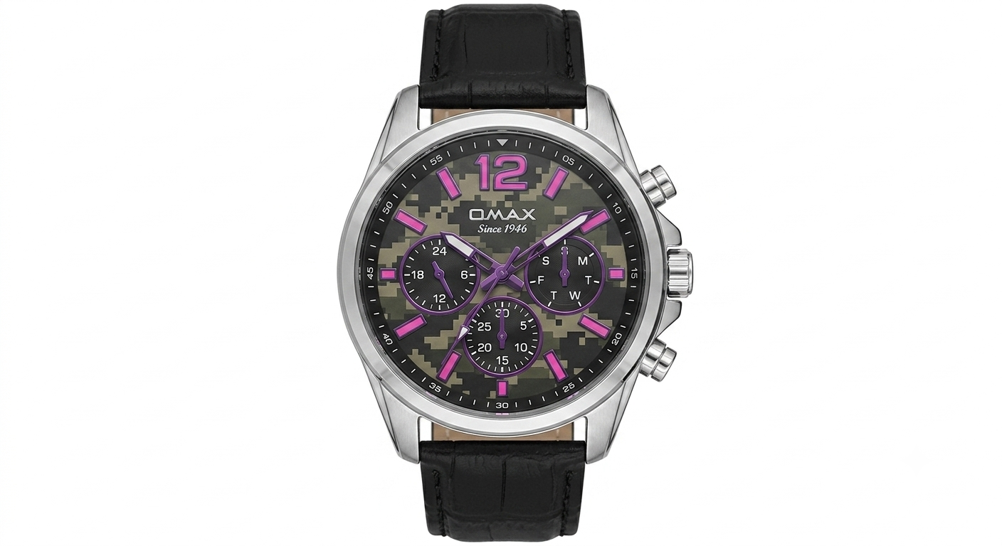 Omax Men’s Multifunction Strap Watch