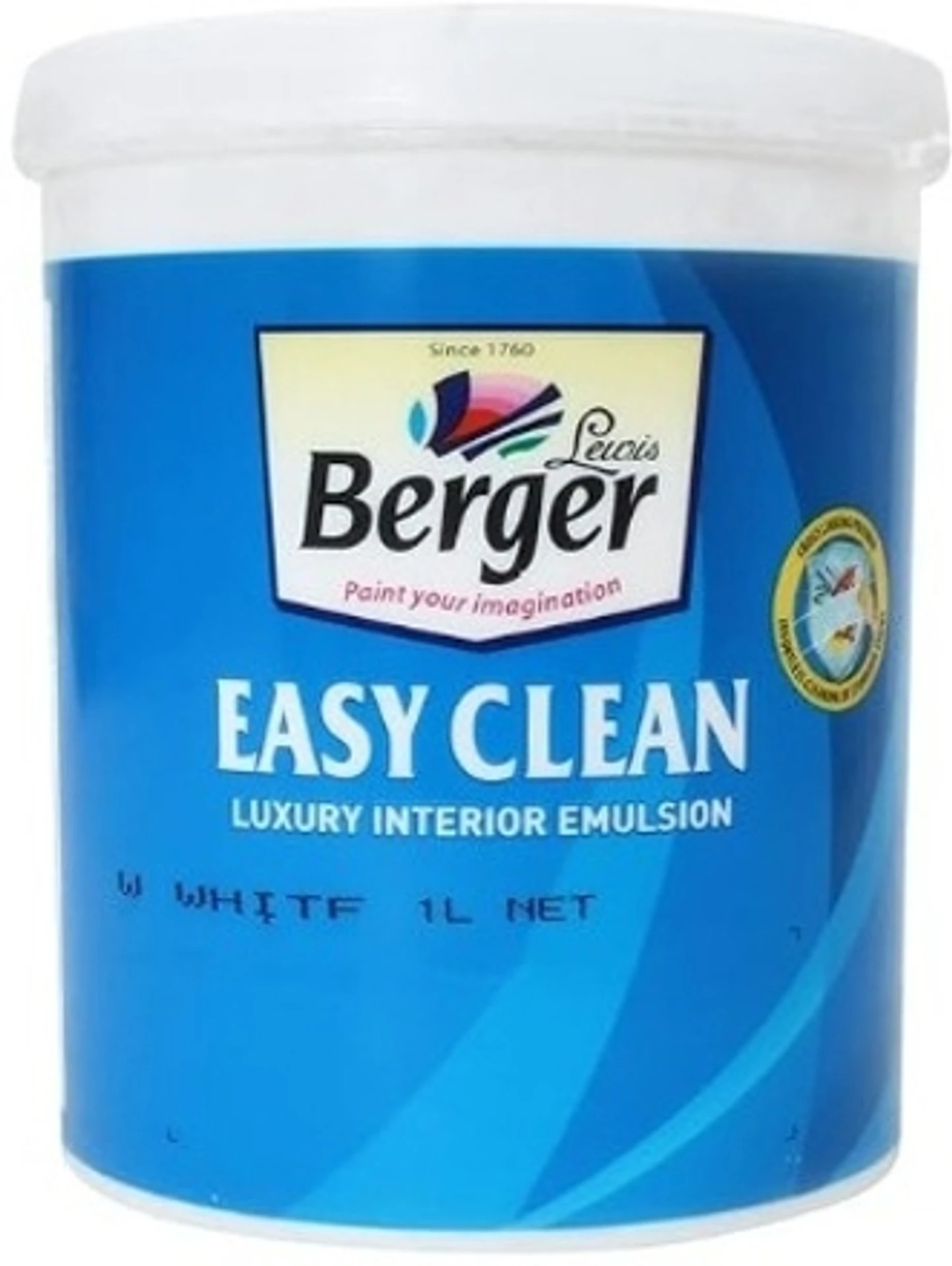 Berger Easy Clean White-White-1 L Acrylic Primer