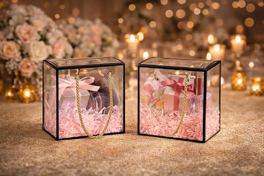 Elegant Glass Keepsake Gift Suites