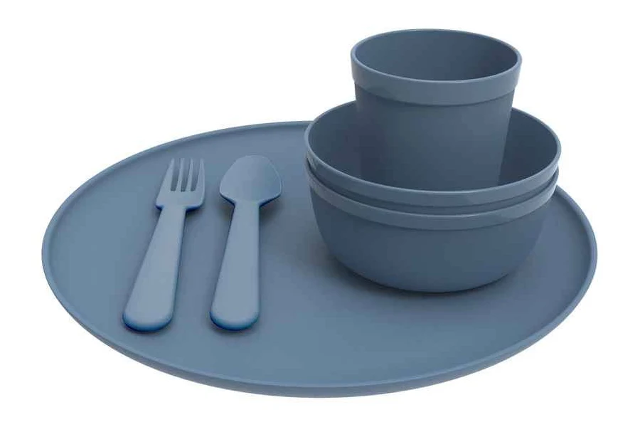 All Time Plastic Picnic Dinner Set of 6