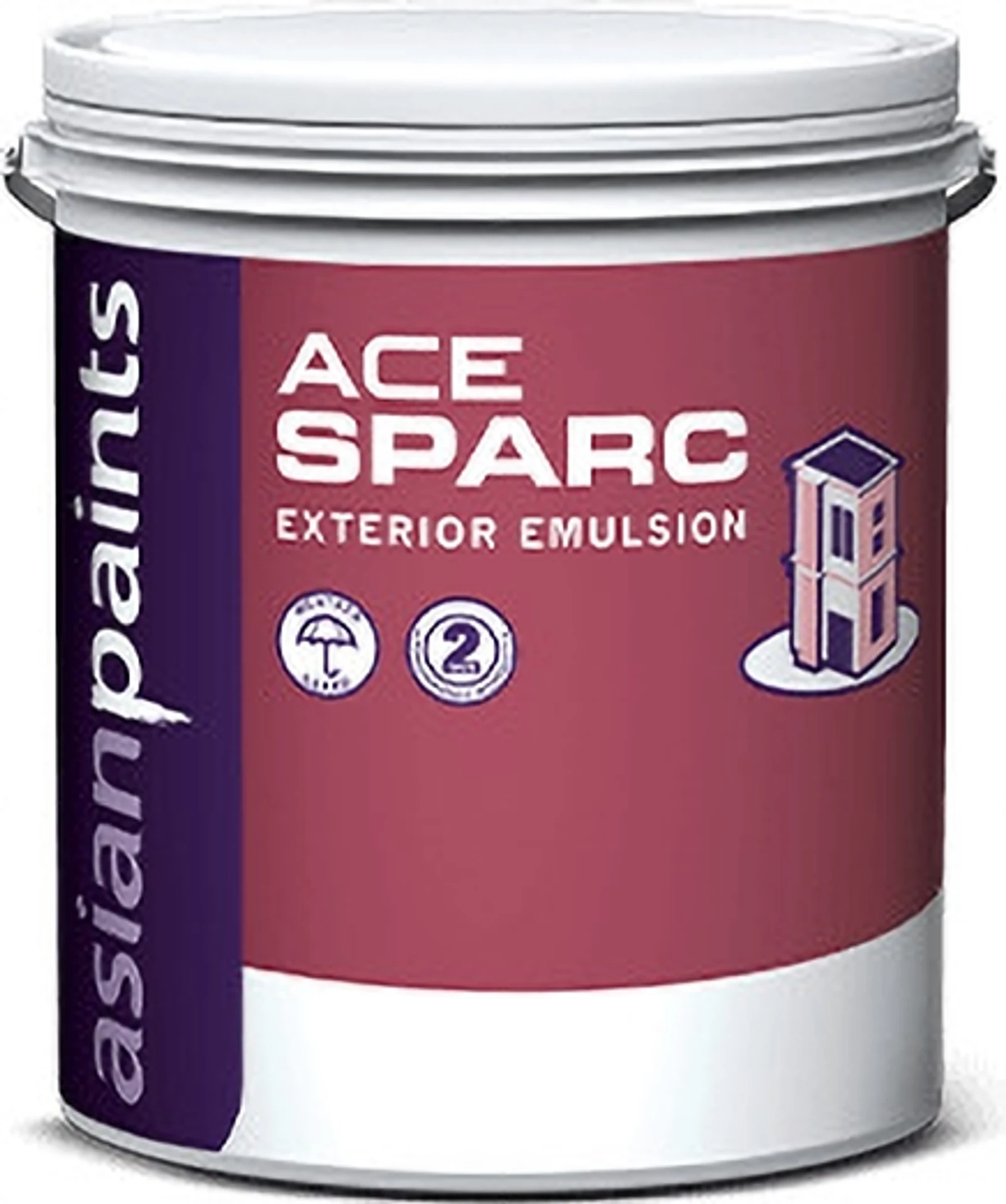 Asian Paints Ace sparc 4L White Emulsion Wall Paint (4 L)