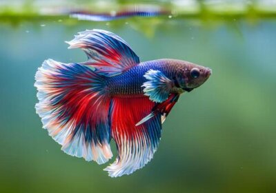 colorful-betta-fish-swimming-in-aquarium-photo