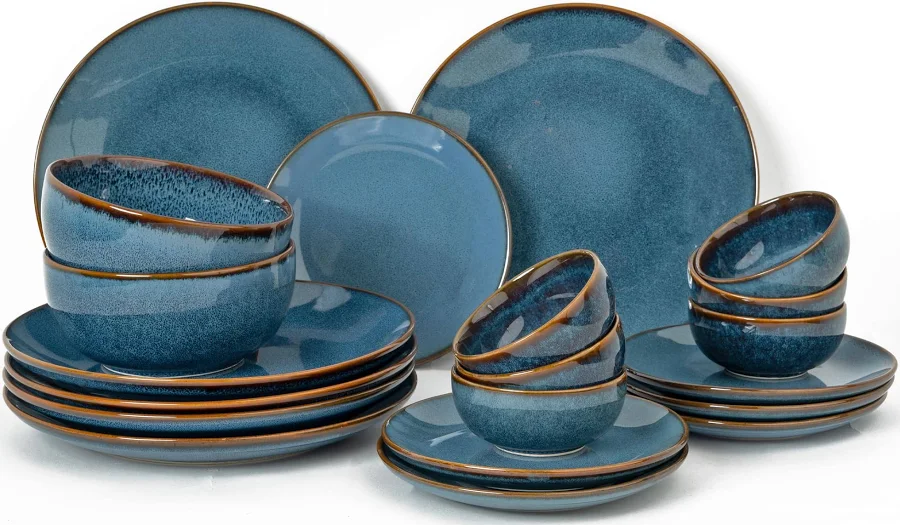 Bodhi House Handcrafted Stoneware Reactive Glaze