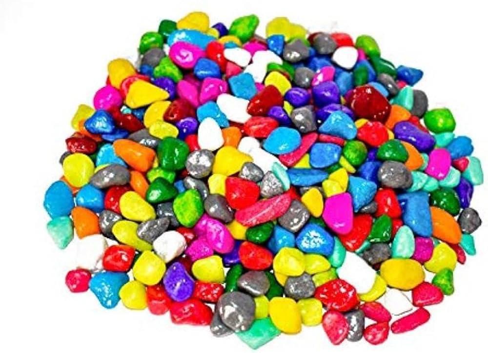 Glossy Rainbow Aquarium Pebbles