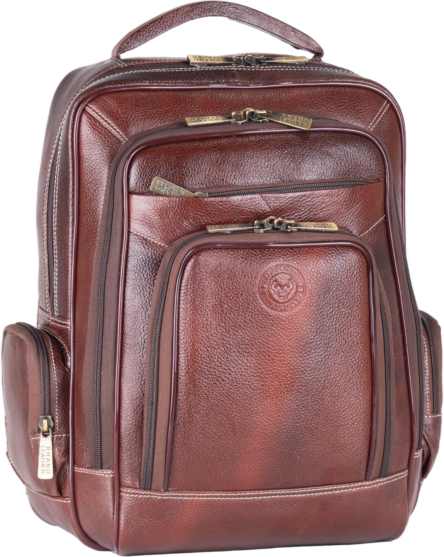 Leather Laptop Backpack