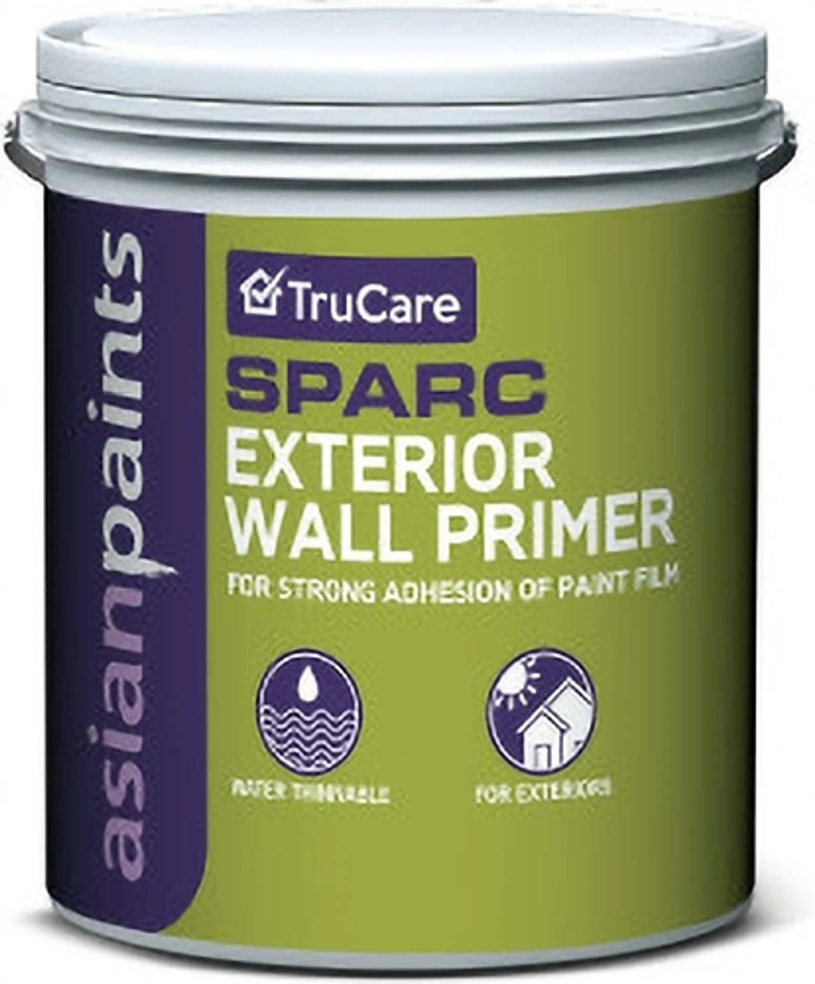 Asian Paints TRUCARE SPARC EXTERIOR WALL PRIMER WHITE WHITE Emulsion Wall Paint (10 L)