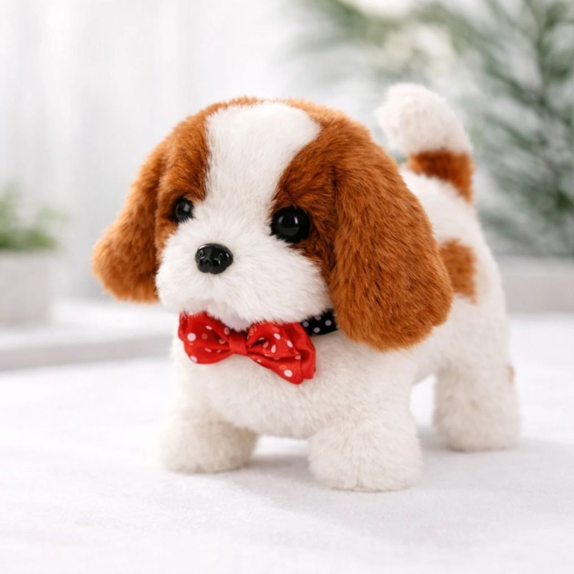 Interactive Walking & Barking Plush Puppy Toy