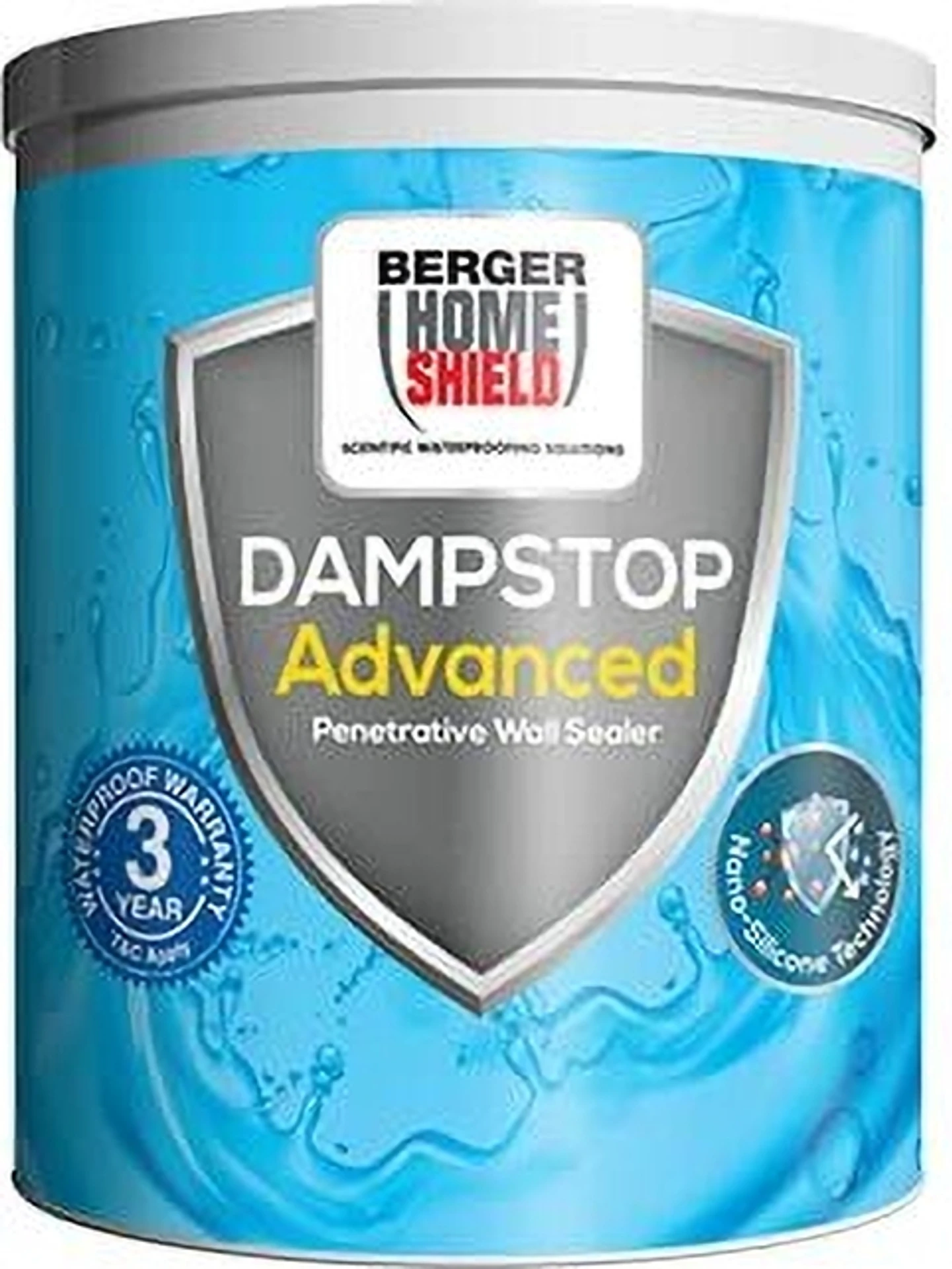 Berger Dampstop Advanced Penetrative Wall Sealer White Emulsion Wall Paint