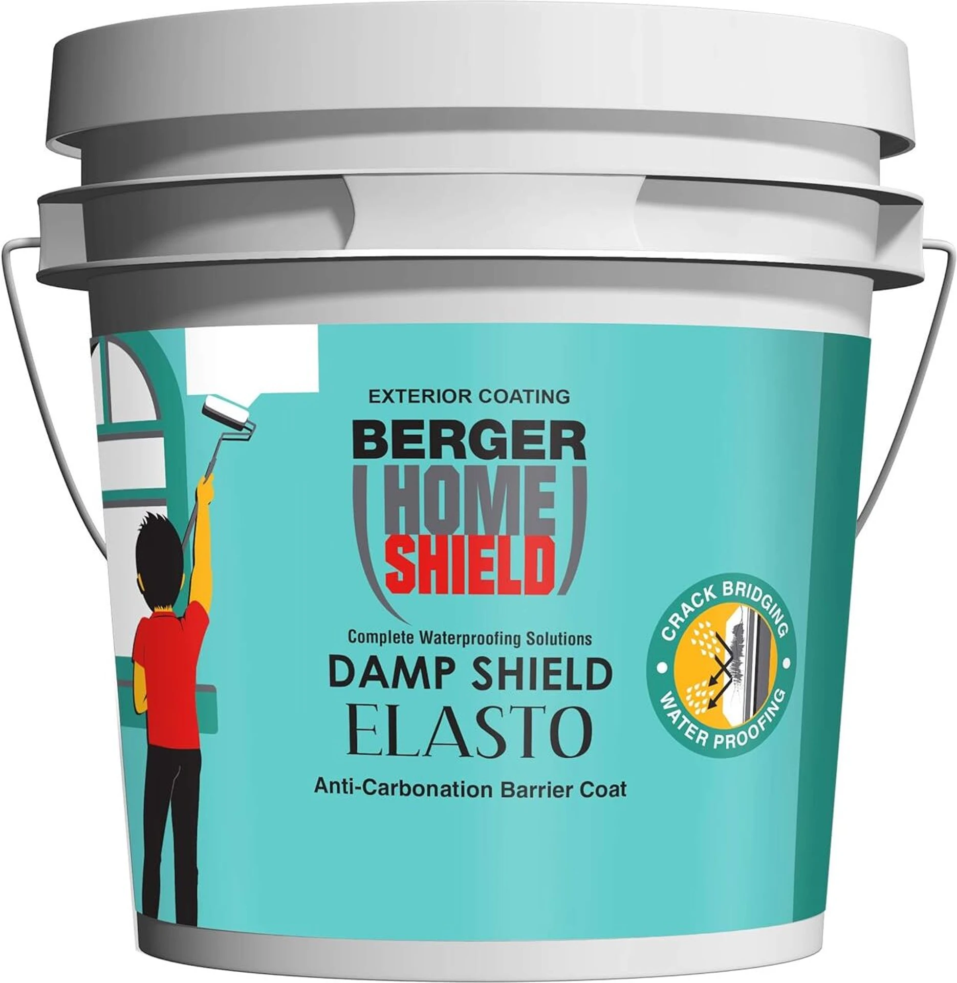 Berger Dampstop Elasto Waterproofing Membrane Wall Coating