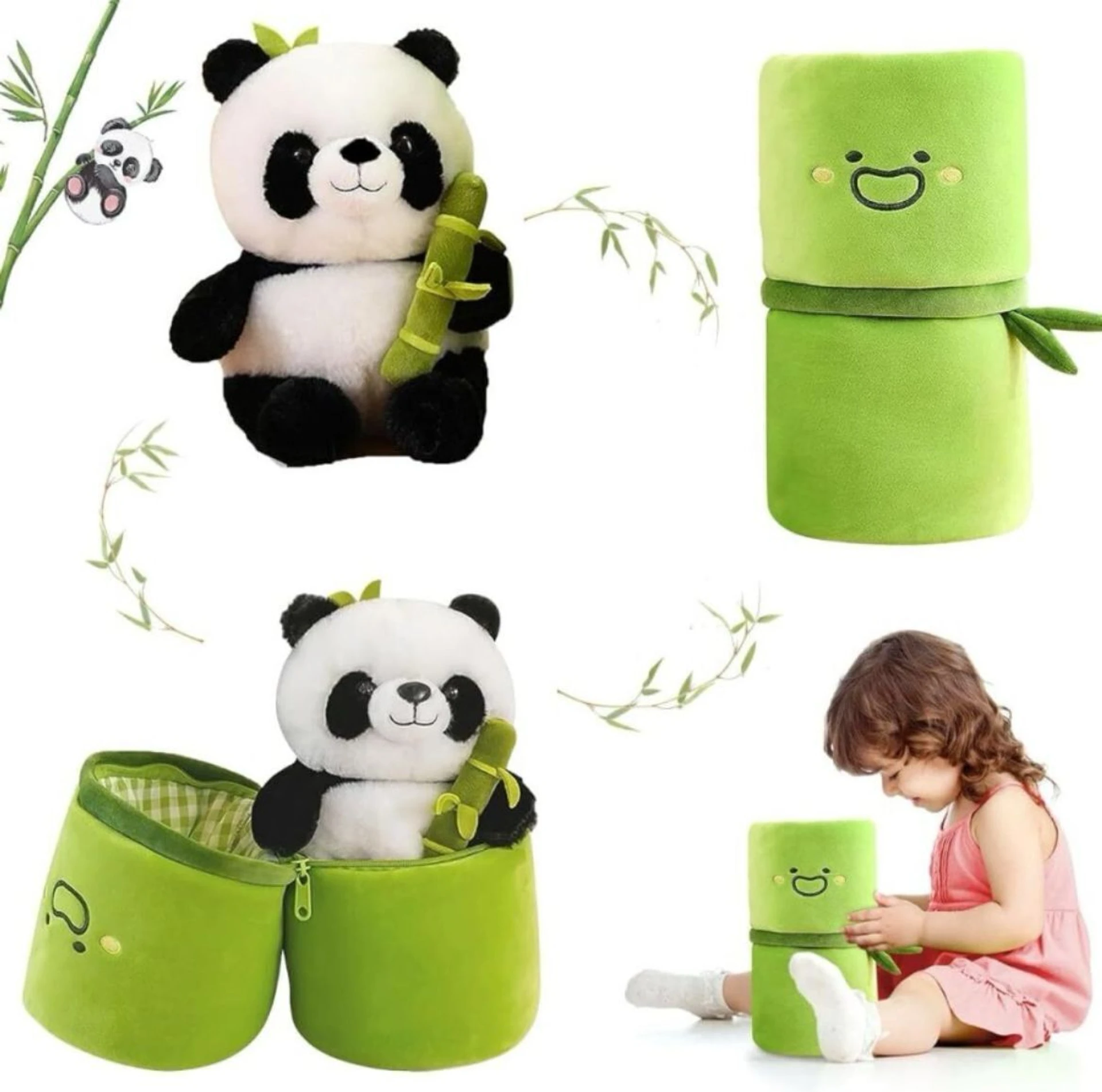 TWOLOVER Bamboo Panda Soft Toy