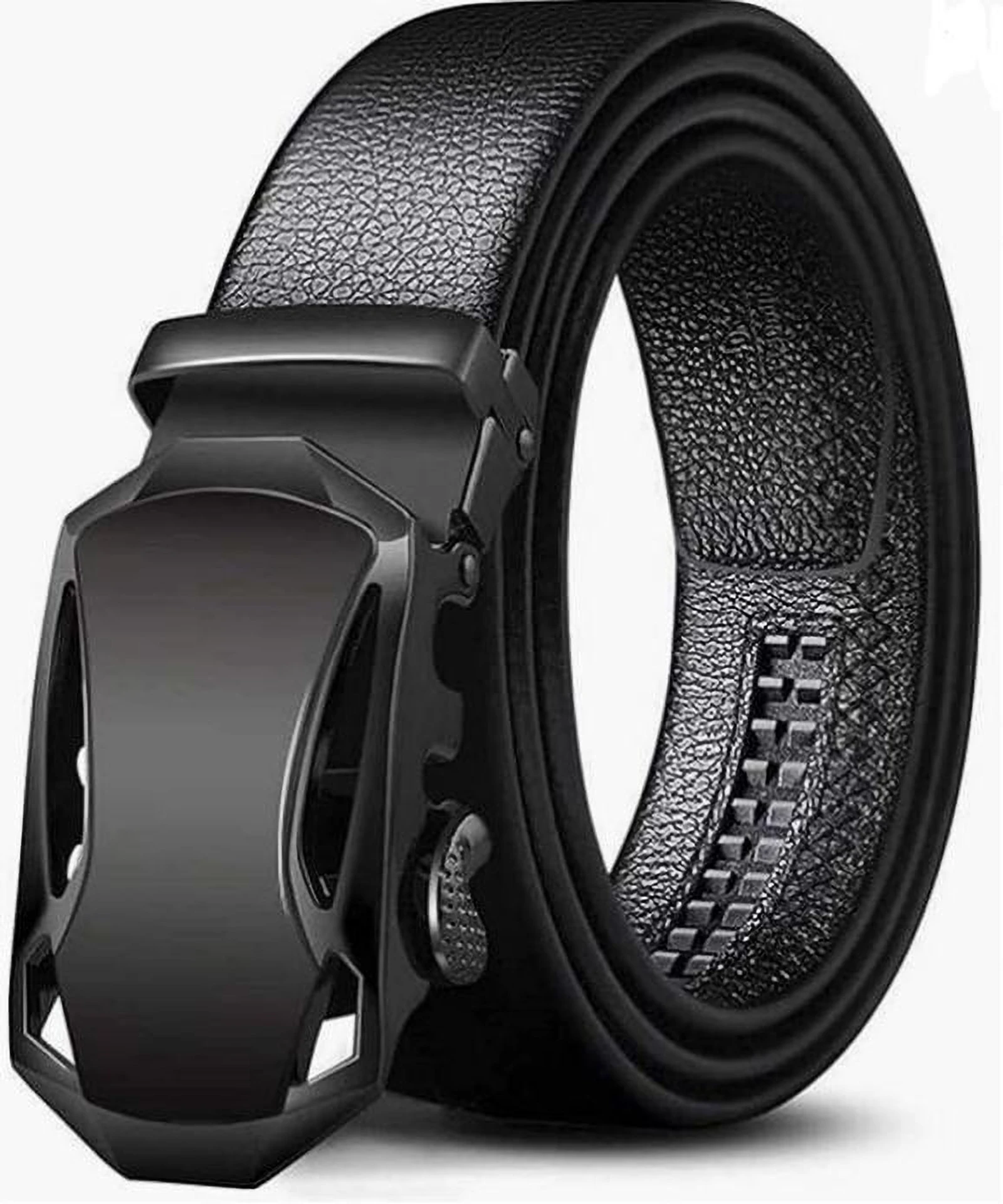ROVERSOLE Men Party Black Texas Leatherite Belt