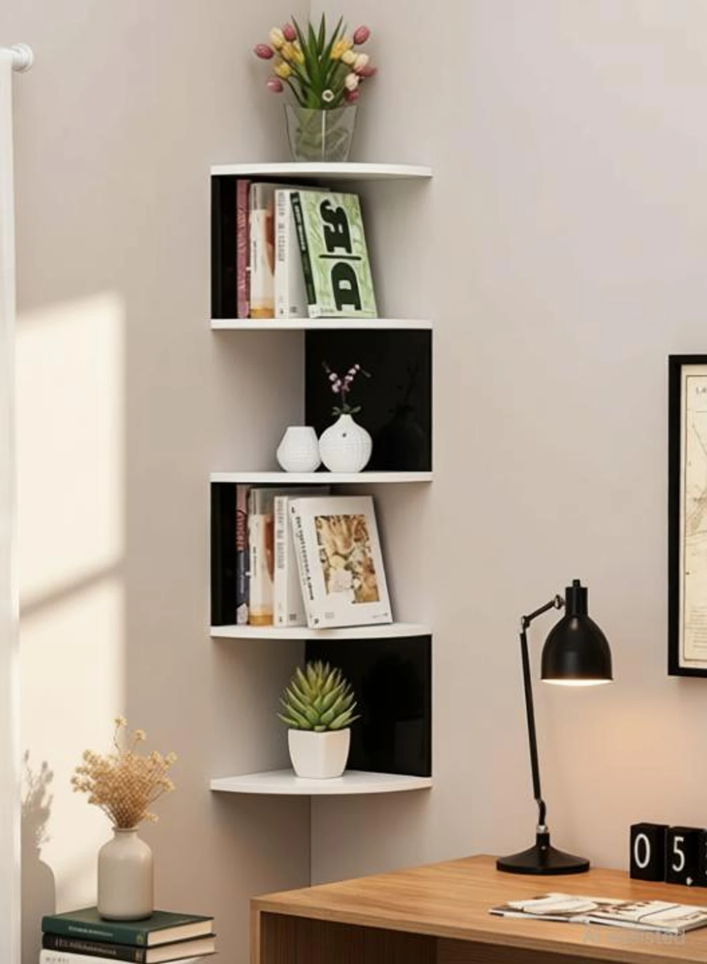 kassar Wall Shelf MDF (Medium Density Fiber) Wall Shelf
