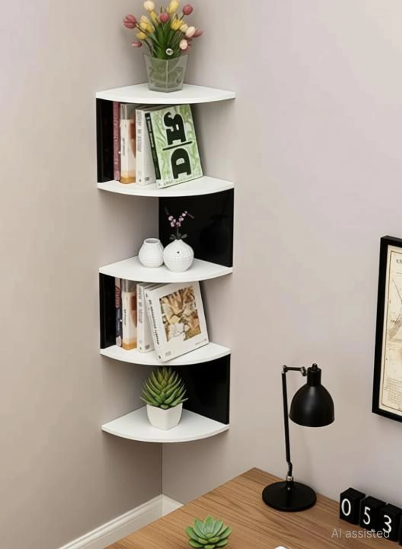 kassar Wall Shelf MDF (Medium Density Fiber) Wall Shelf
