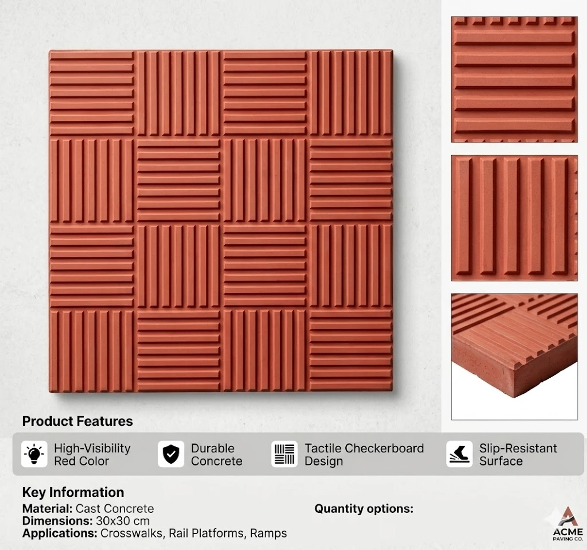 Sumaninterlocks Ramp/parking tile