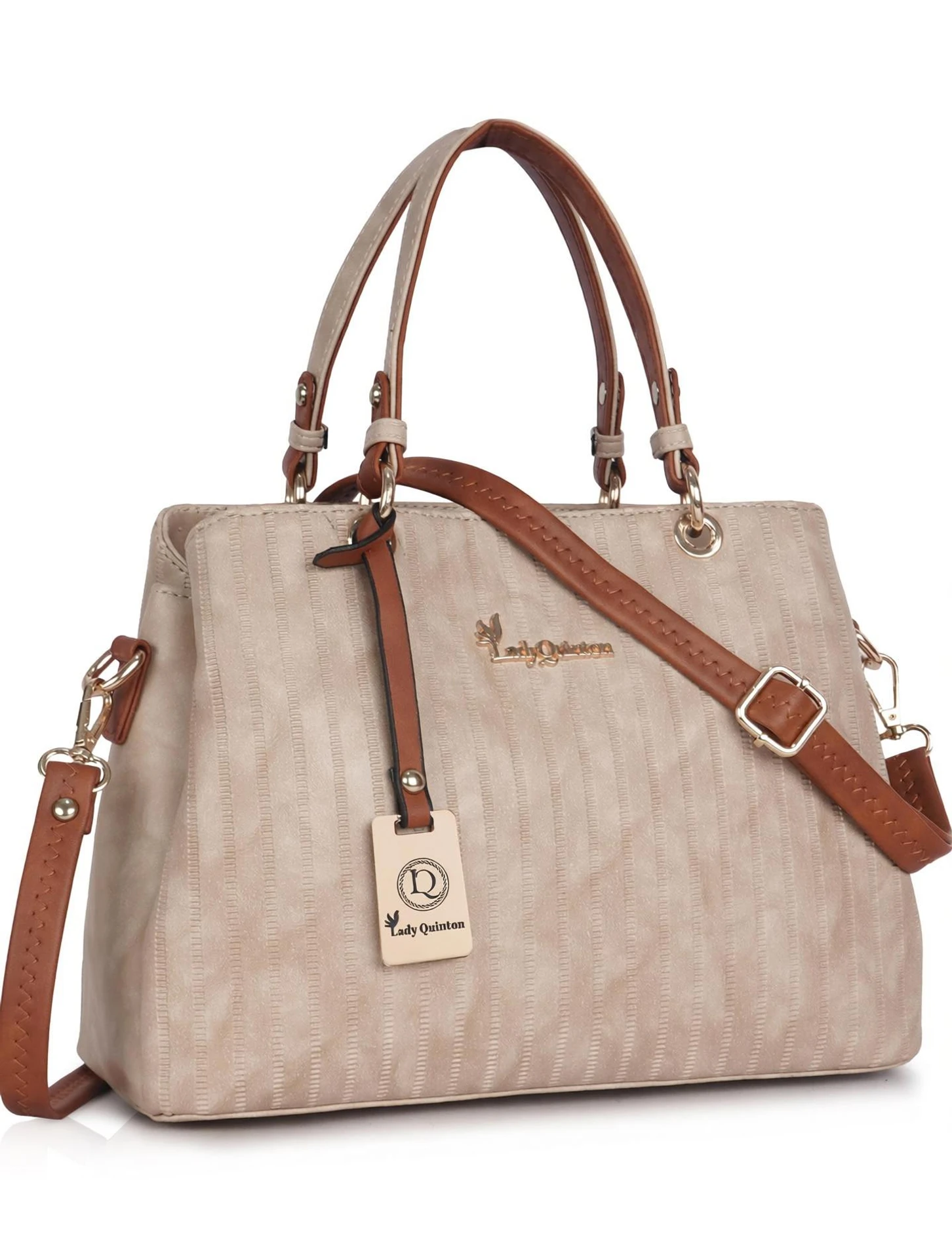 Women Beige Handbag