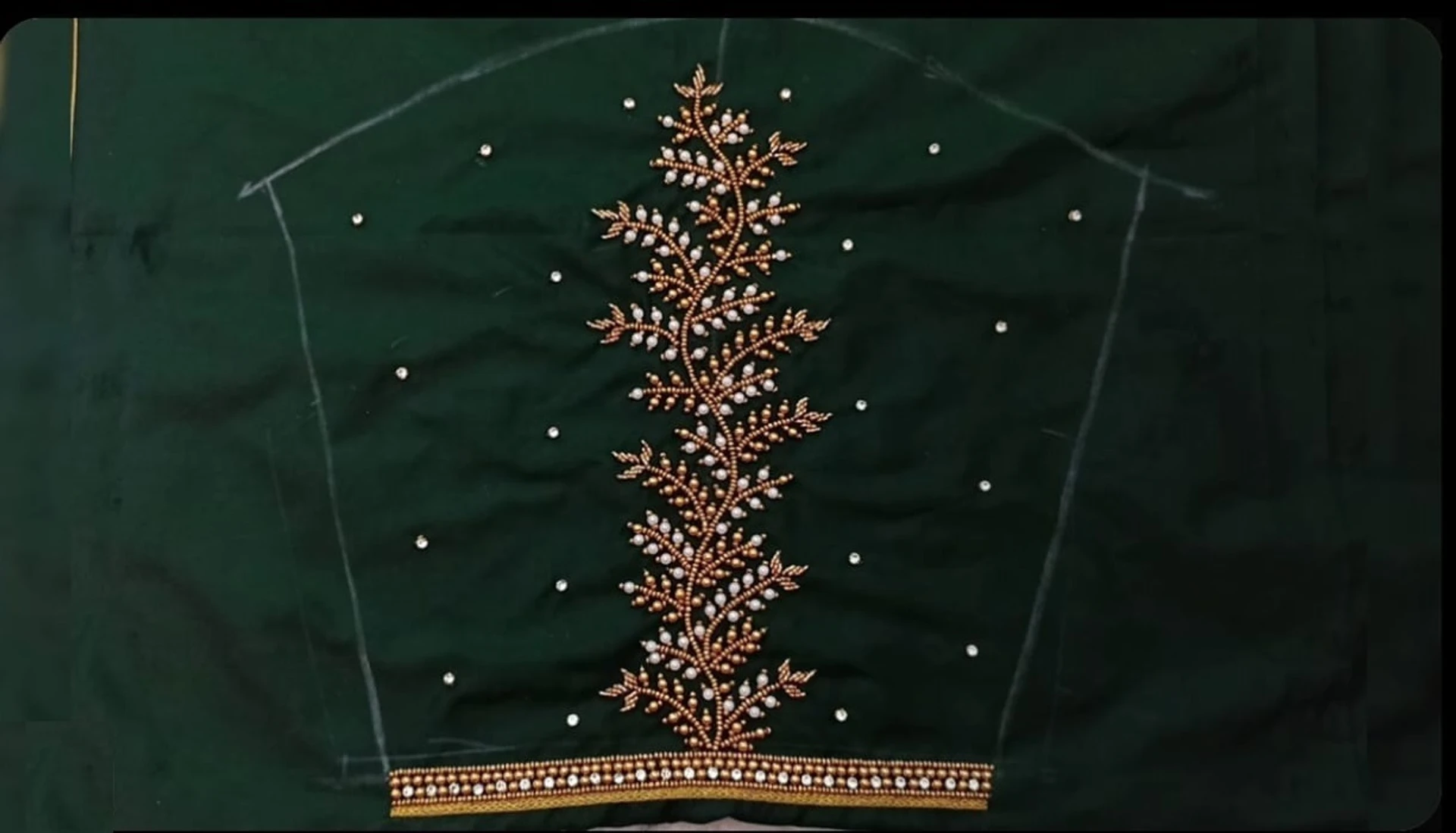 Blouse Material Embroidered
