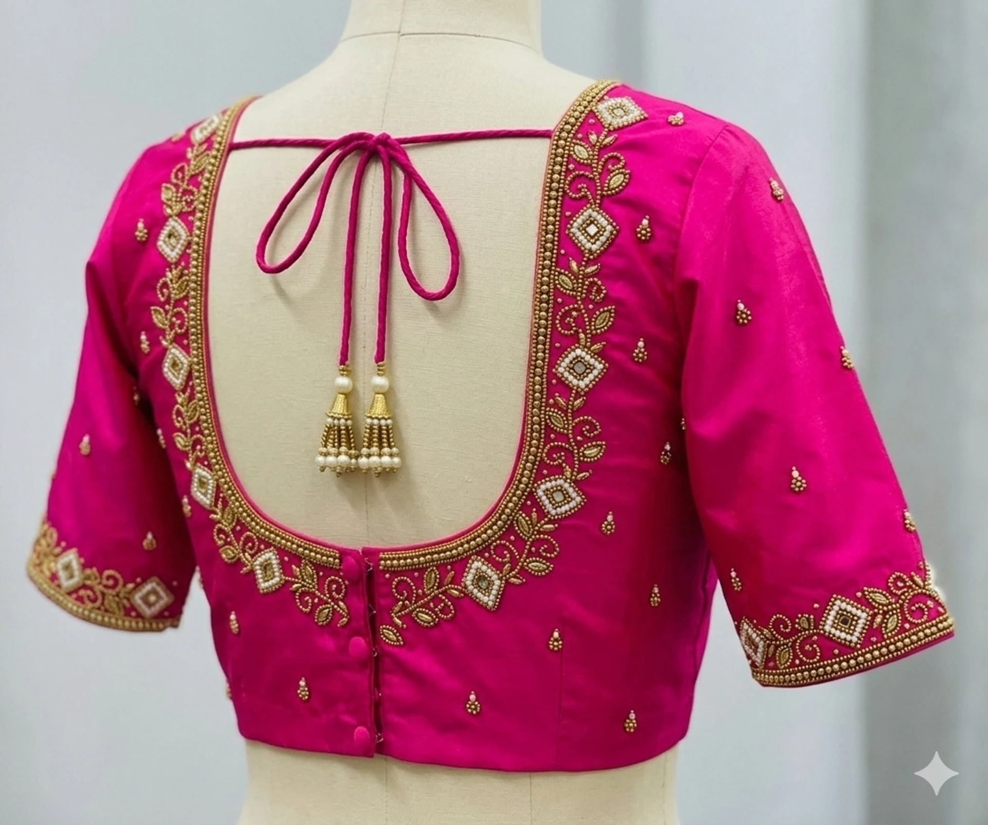 Blouse Material Embellished