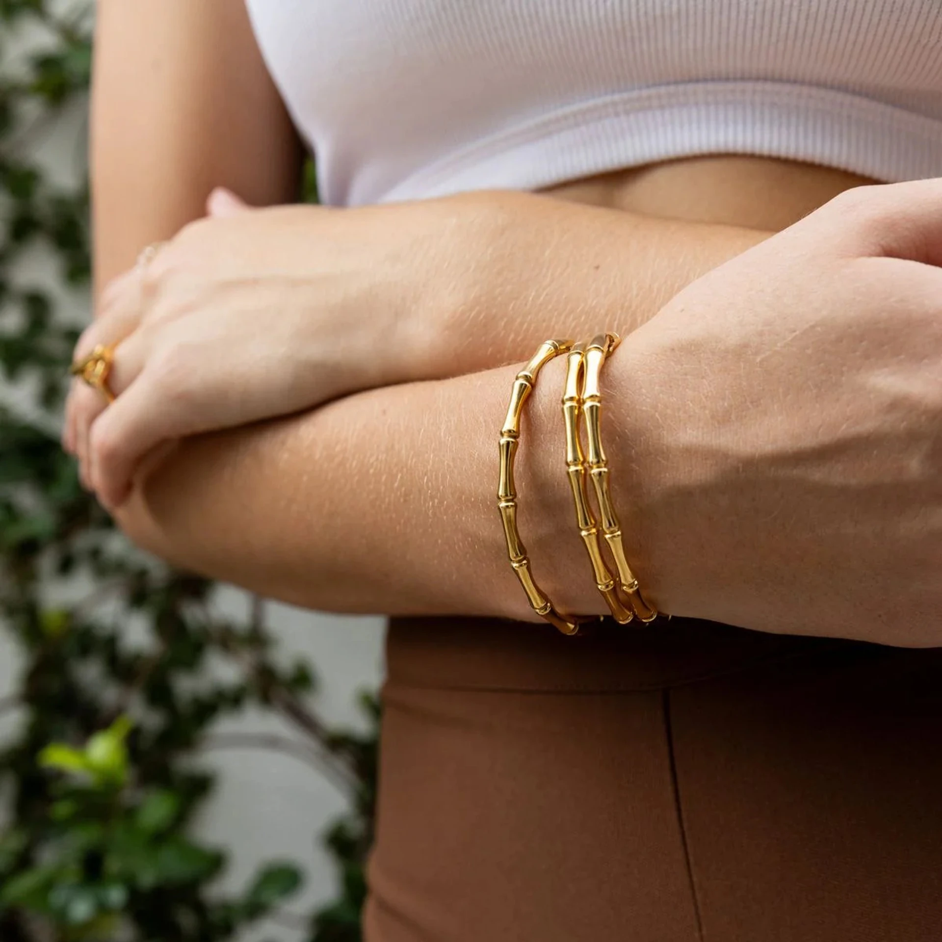 Gold-plated Bangle