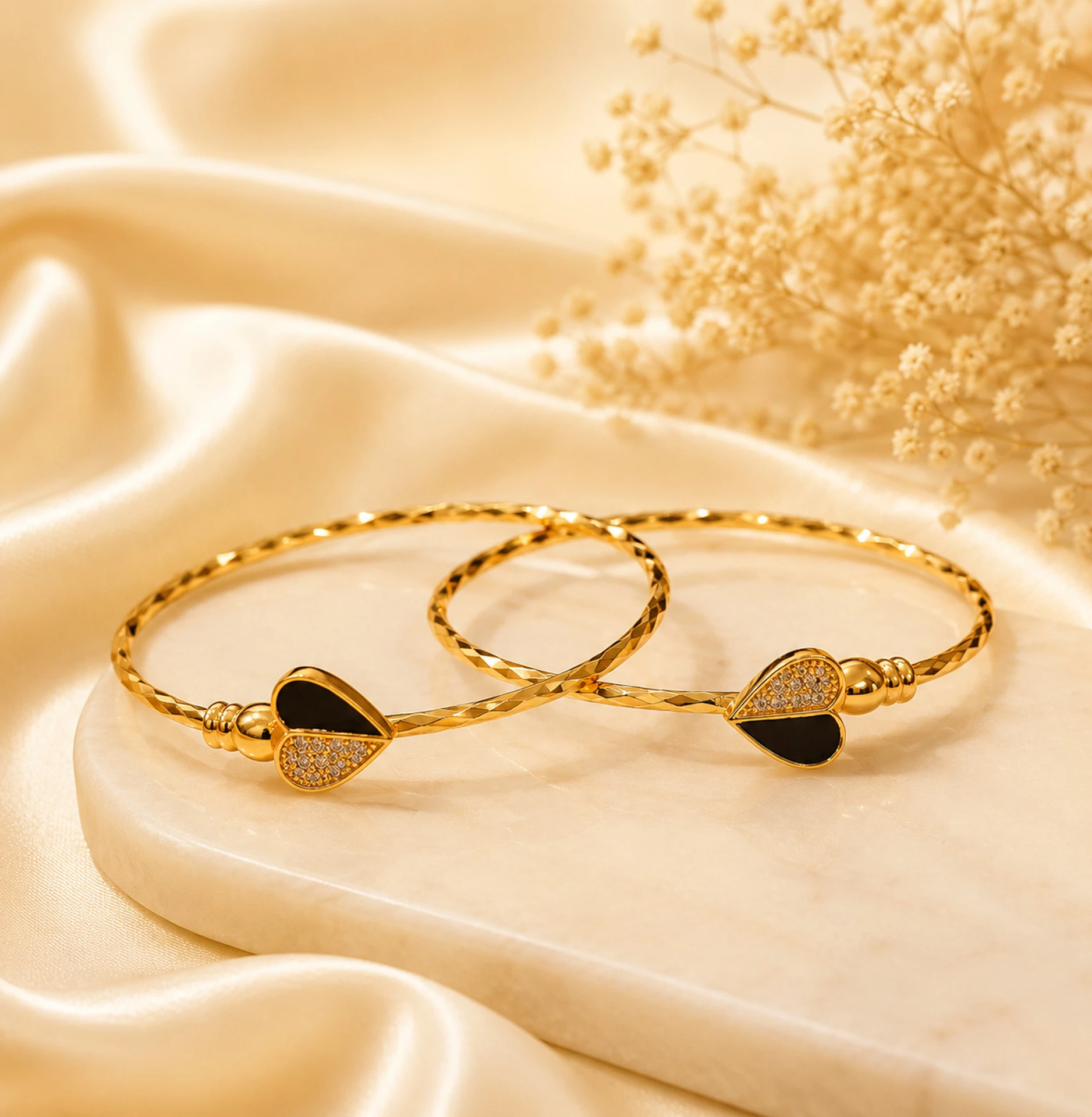 Gold-plated Bracelet Set