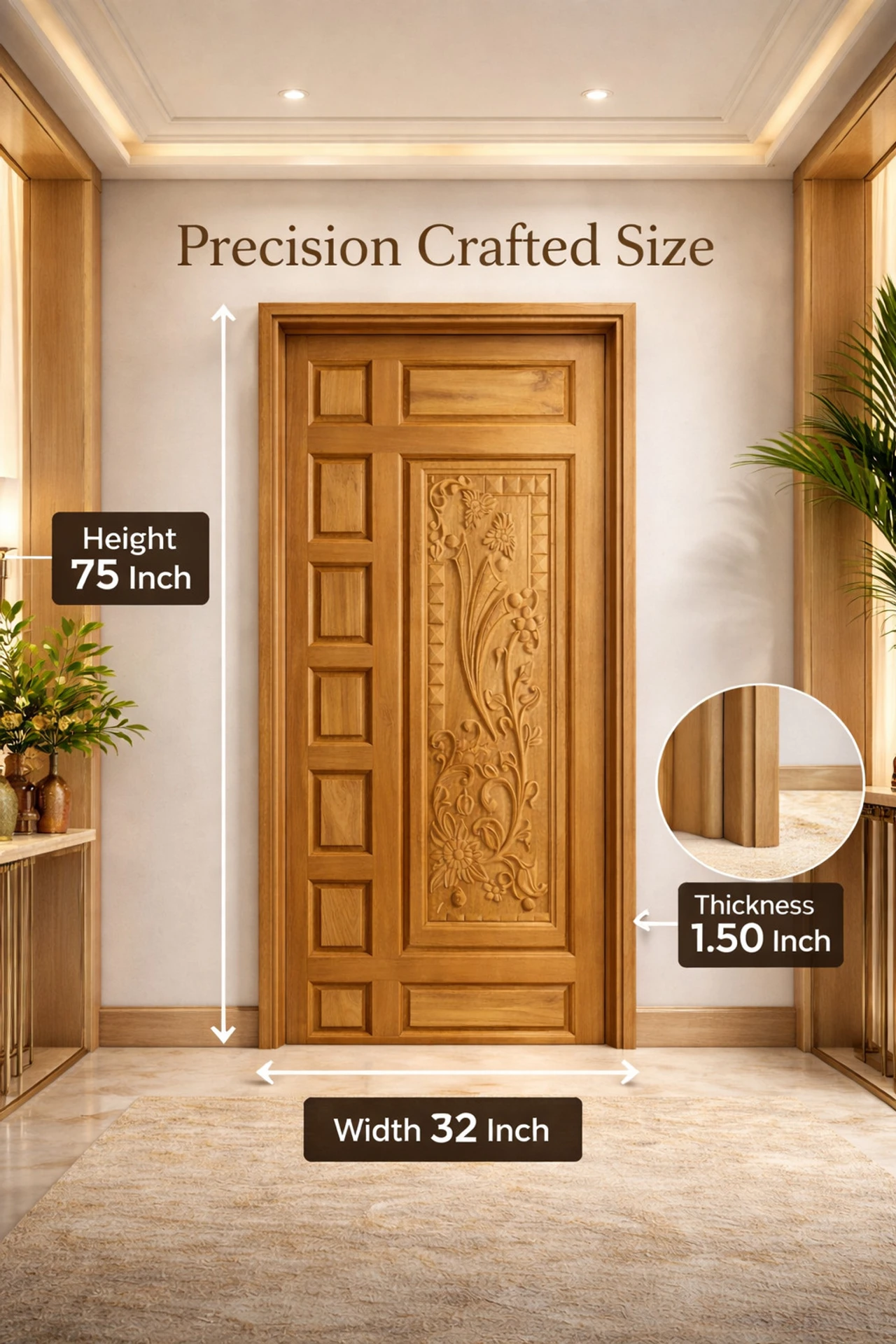 MAA BASHUMATA WD7532 Interior Door (Wood, Timber)