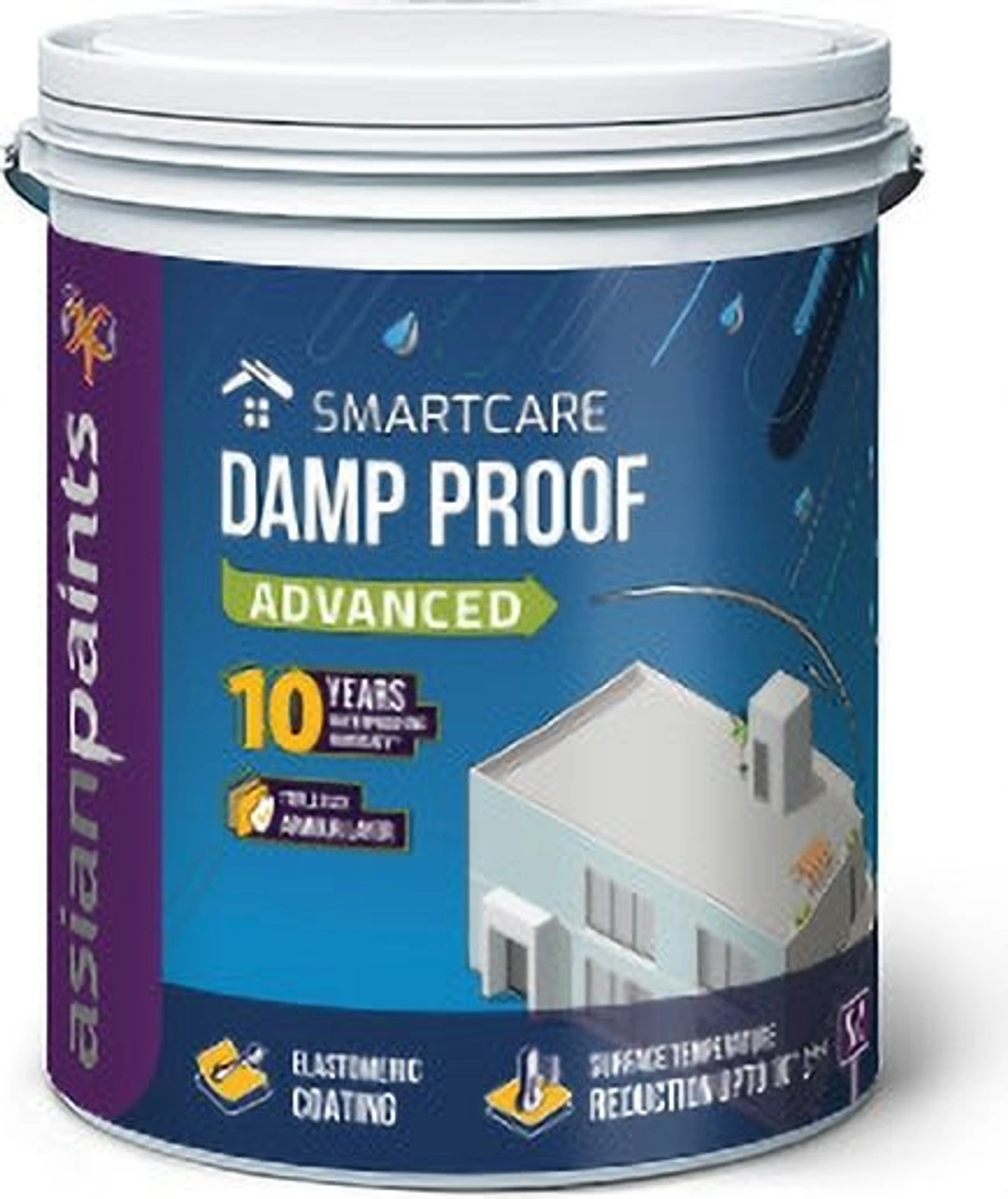 Asian Paints Damp proof Advanced 20L White Emulsion Wall Paint