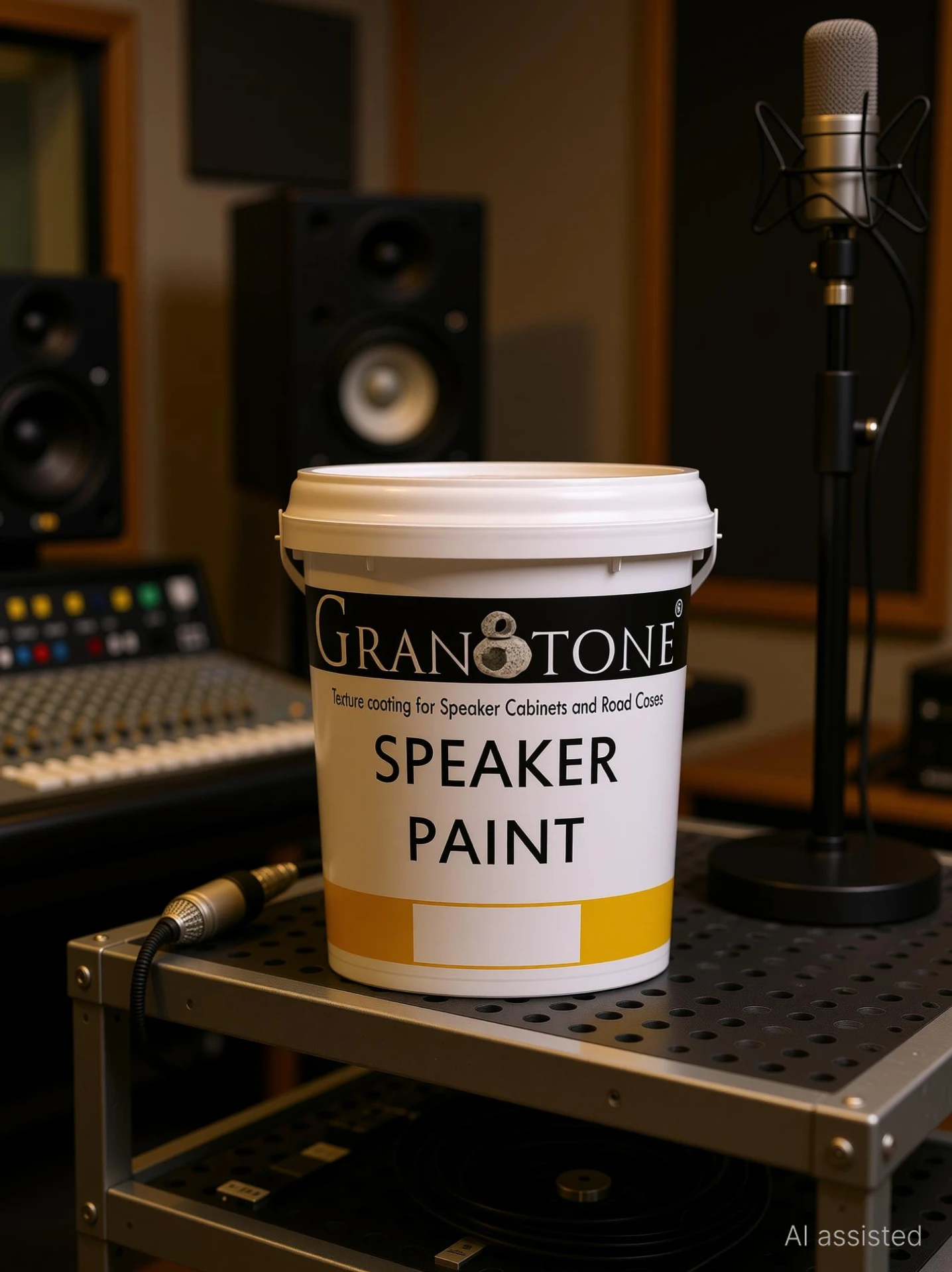 Granotone Black Sand Finish Speaker Paint (5L)
