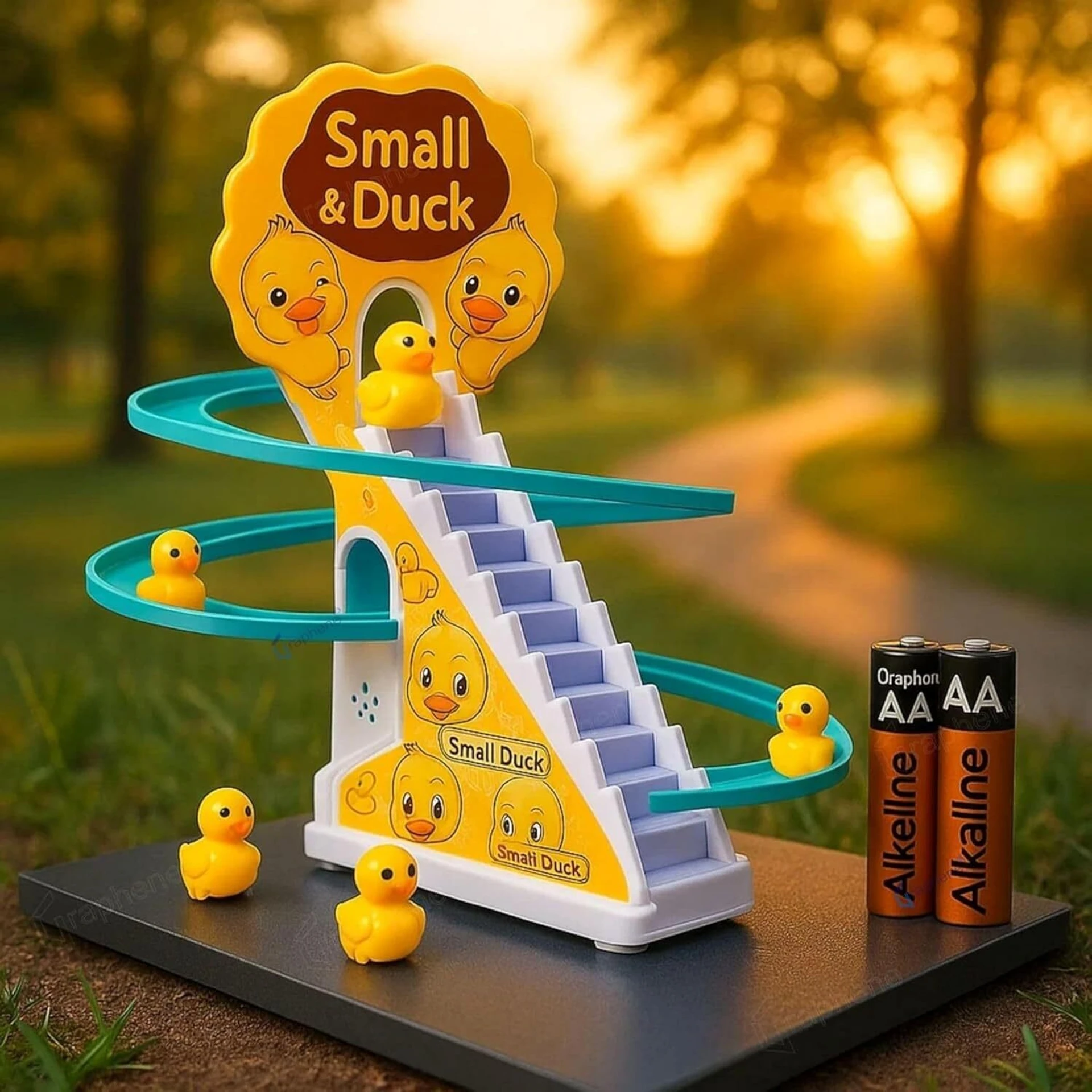 BTC Duck Slide Toy Set,Duck Track Toys for Kids