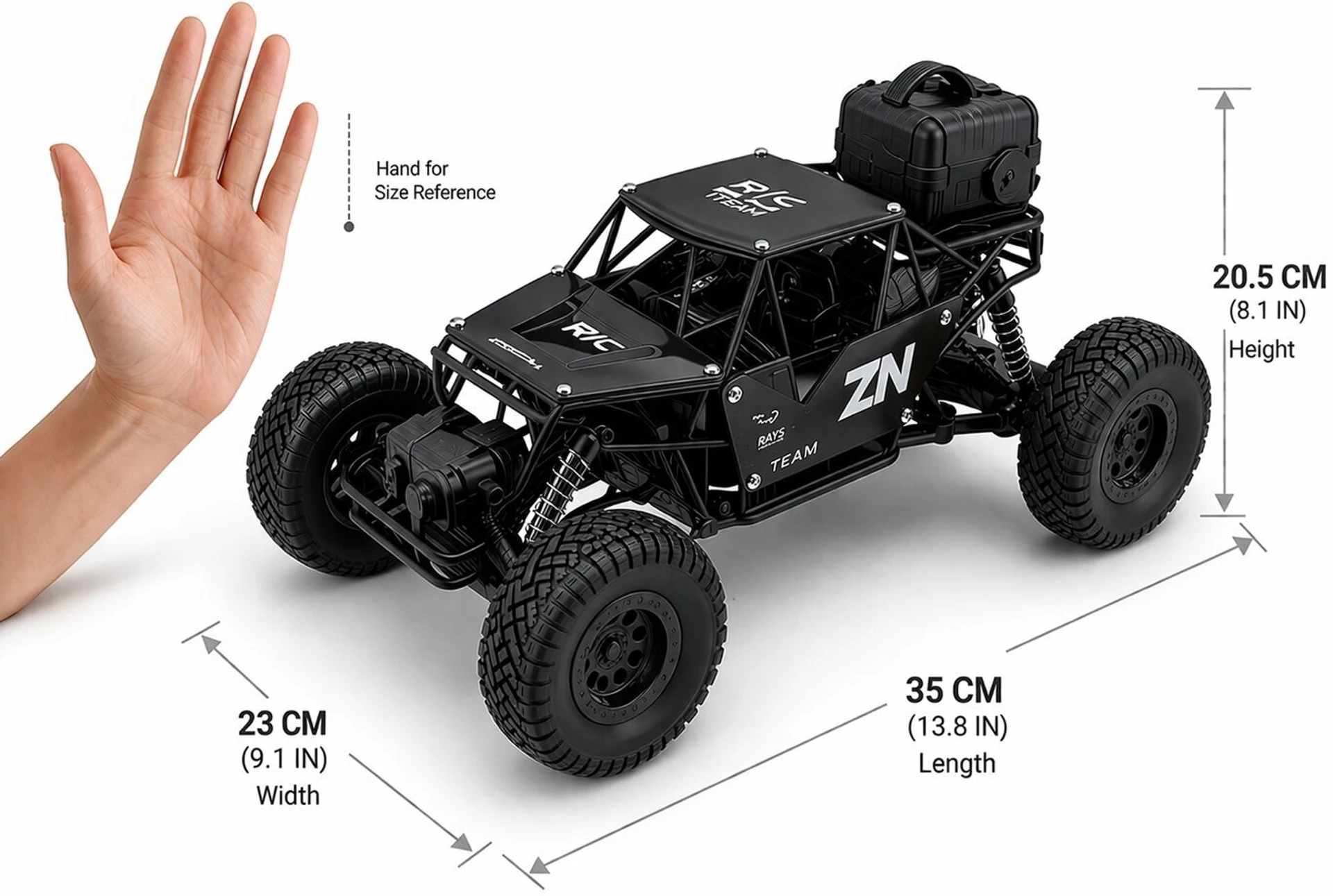 ZUNBELLA 4WD Remote Control Rock Crawler