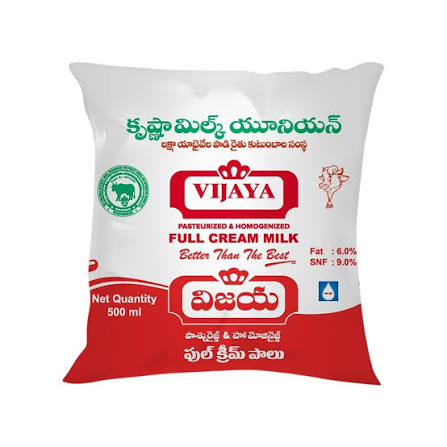 Vijaya Dairy Full Cream Milk