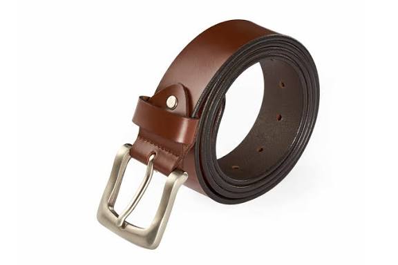 Handmade Dark Brown Leather Belt
