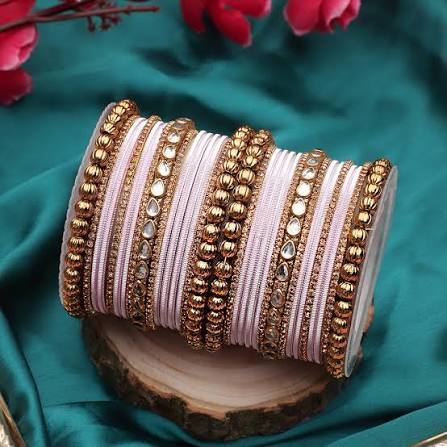 Traditional Ethnic Bangle Set by Leshya for women for both hands