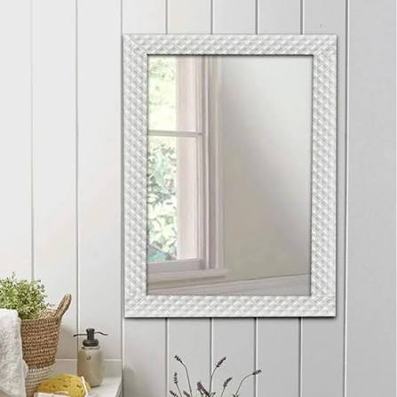 Vector Design Wall Mirror, Decorative Looking Glass with Frame