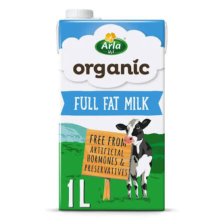 Arla Organic Milk Full Fat 1 L